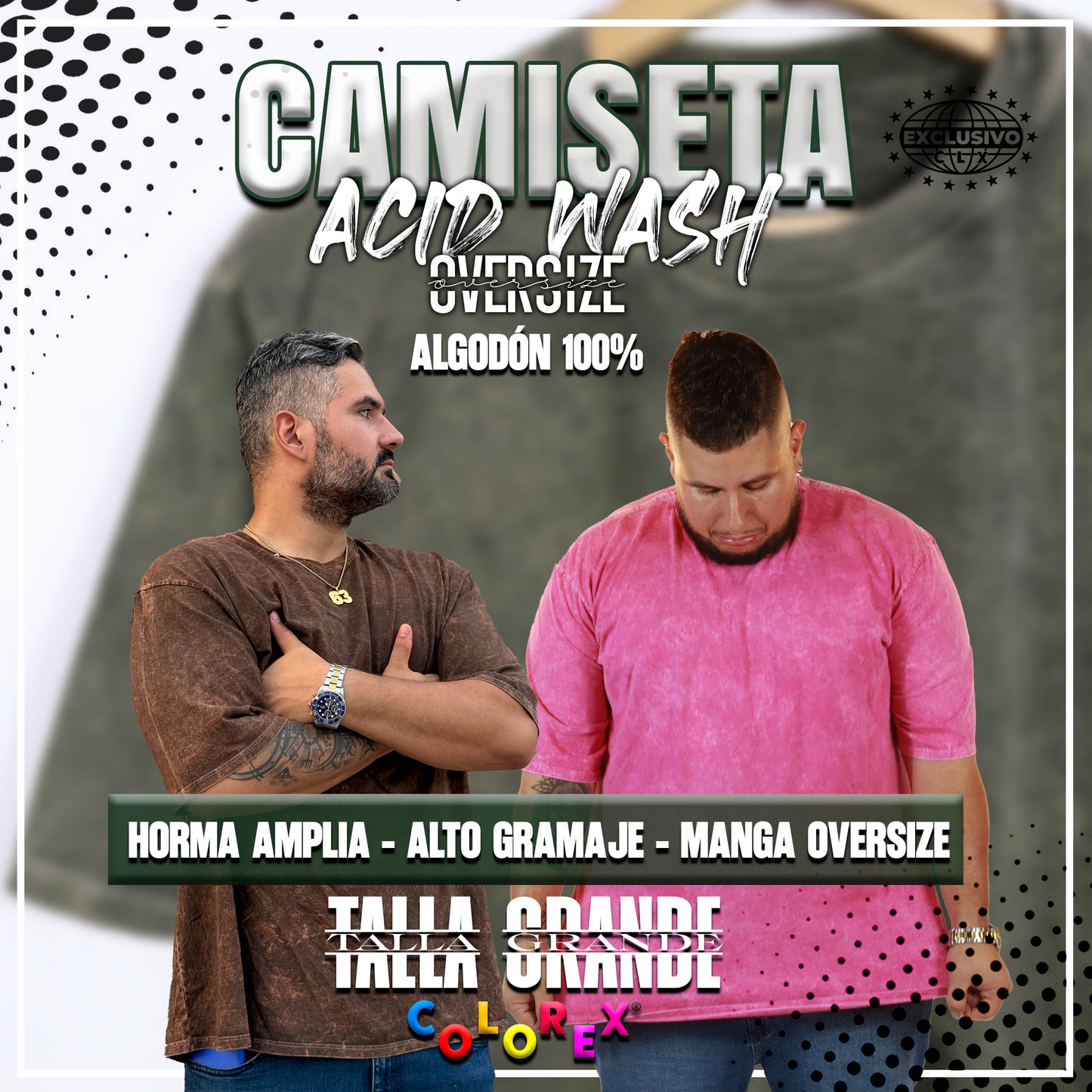 ACID WASH TALLA GRANDE