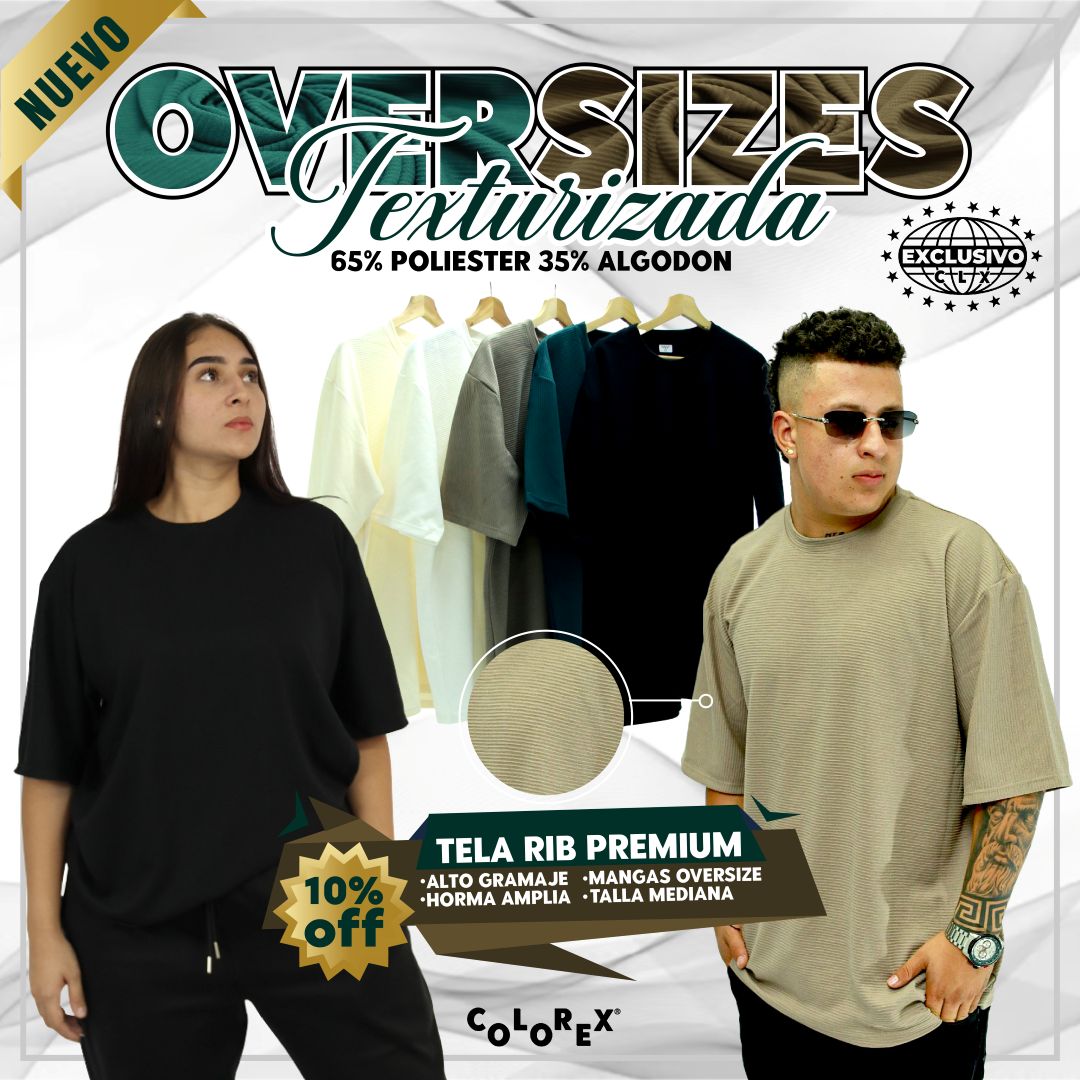 OVERSIZES TEXTURIZADA