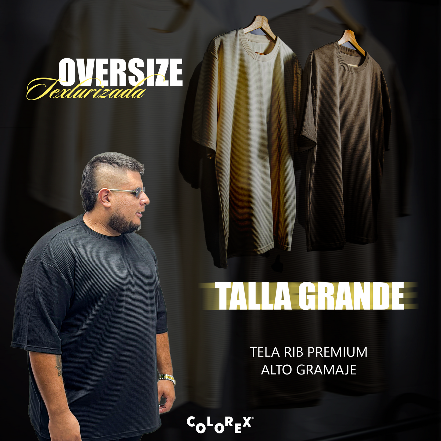 OVERSIZES TEXTURIZADAS TALLA GRANDE